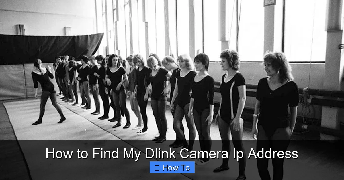 How to Find My Dlink Camera Ip Address
