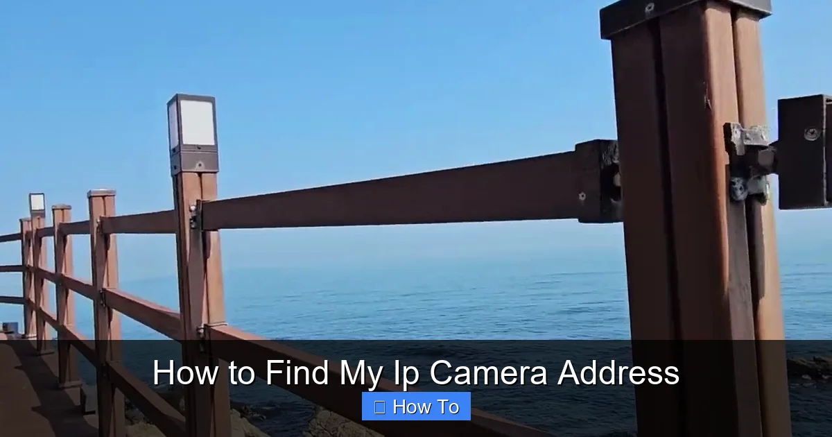How to Find My Ip Camera Address