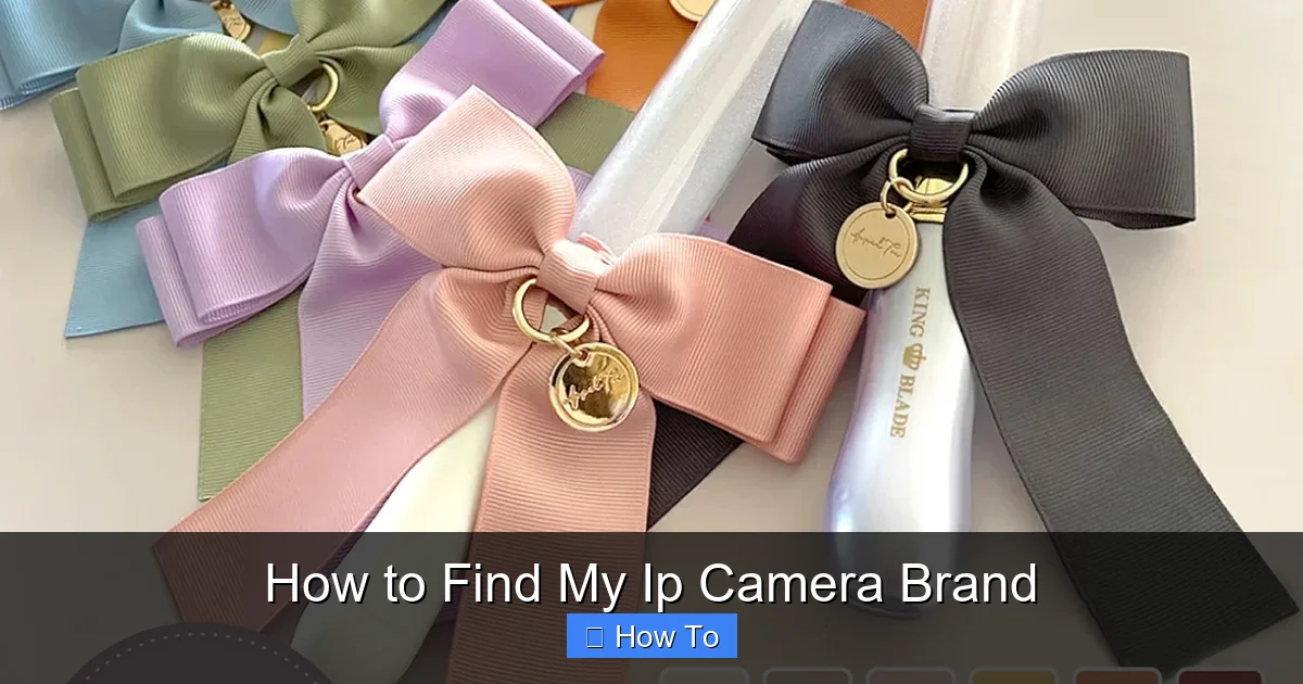How to Find My Ip Camera Brand