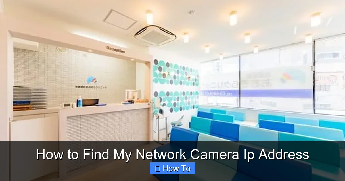 How to Find My Network Camera Ip Address