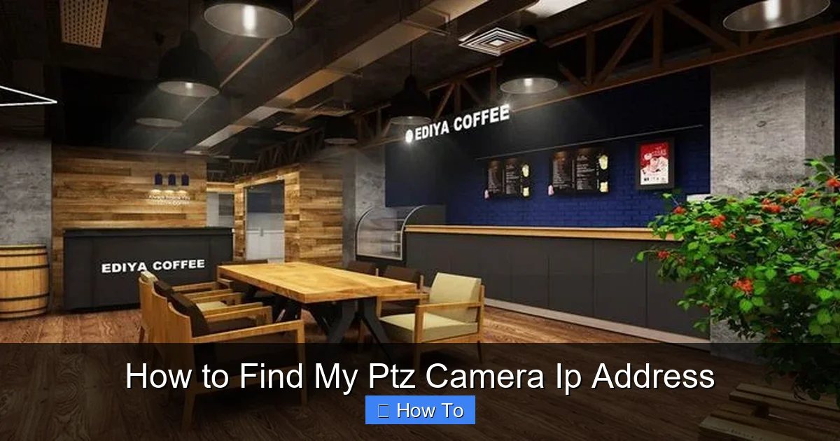 How to Find My Ptz Camera Ip Address