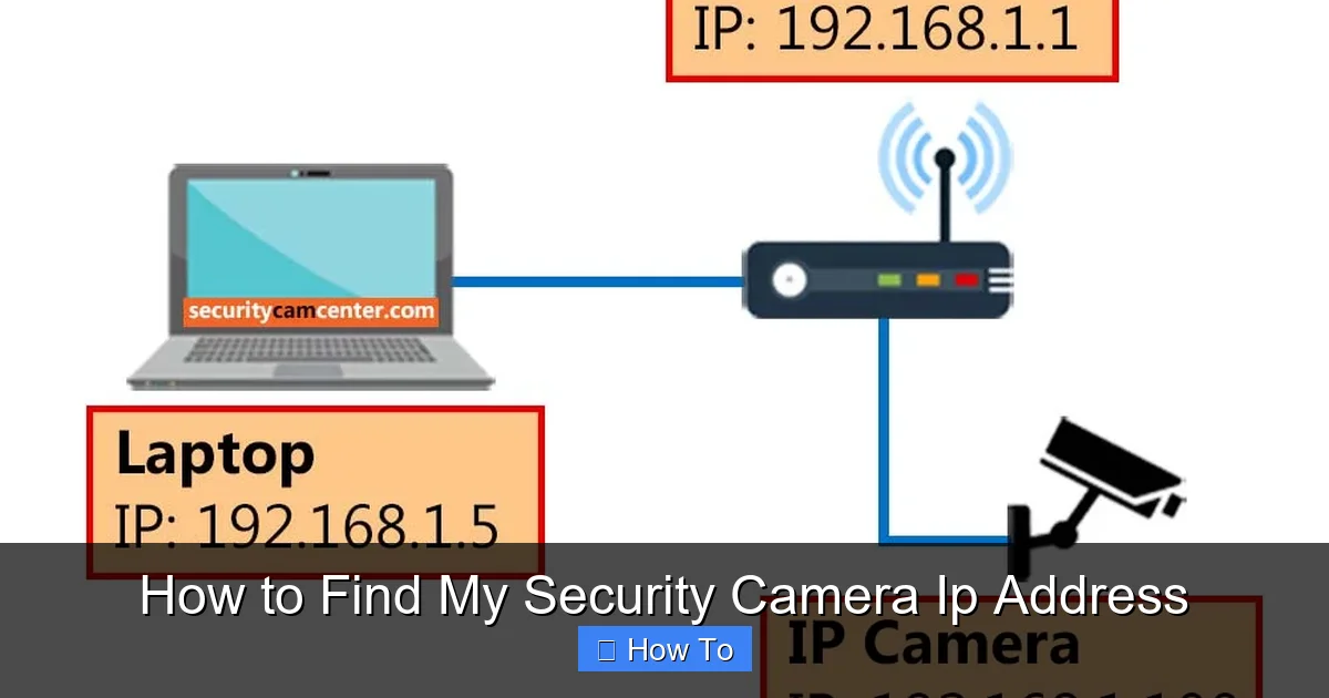 How to Find My Security Camera Ip Address