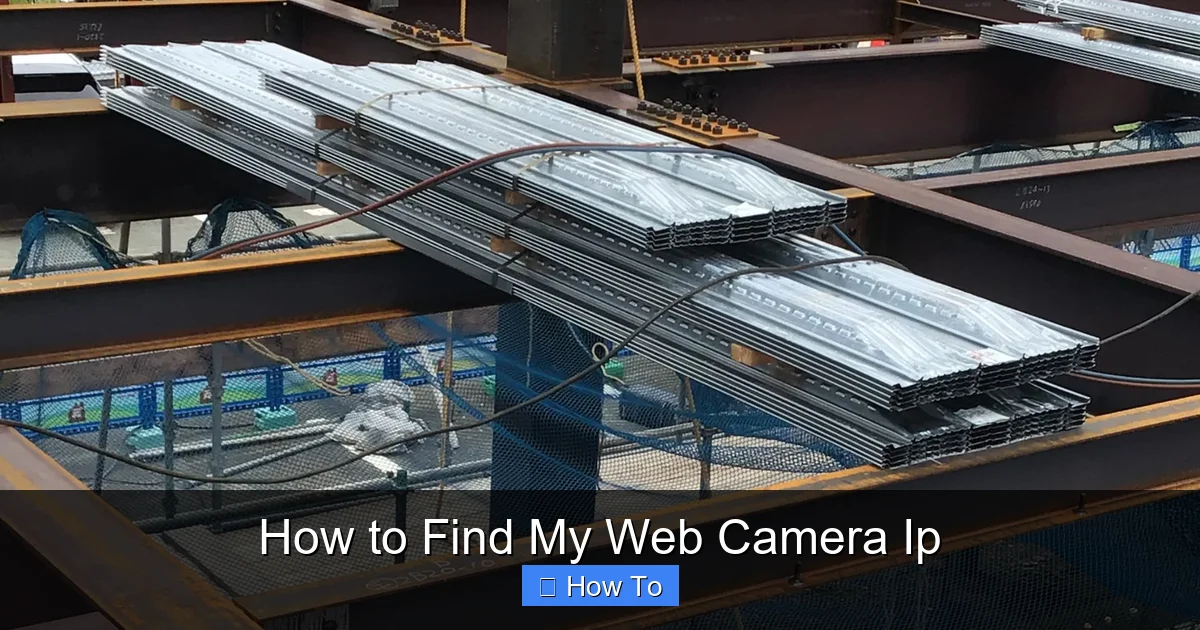 How to Find My Web Camera Ip