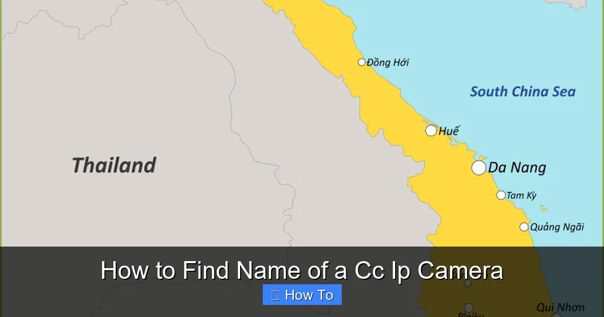 How to Find Name of a Cc Ip Camera
