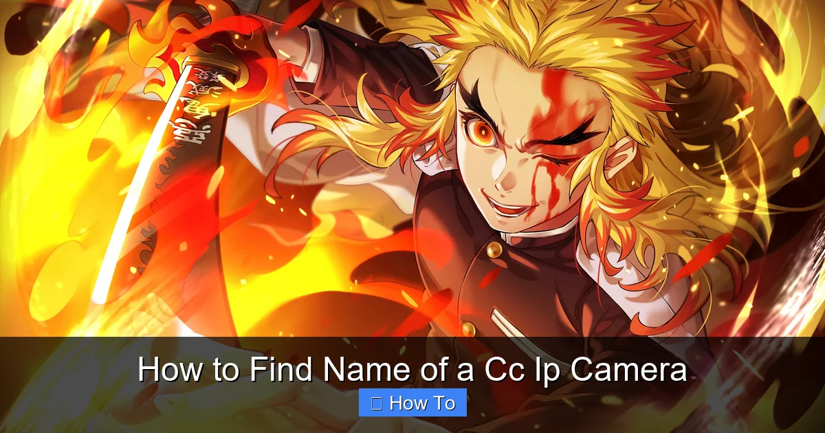 How to Find Name of a Cc Ip Camera