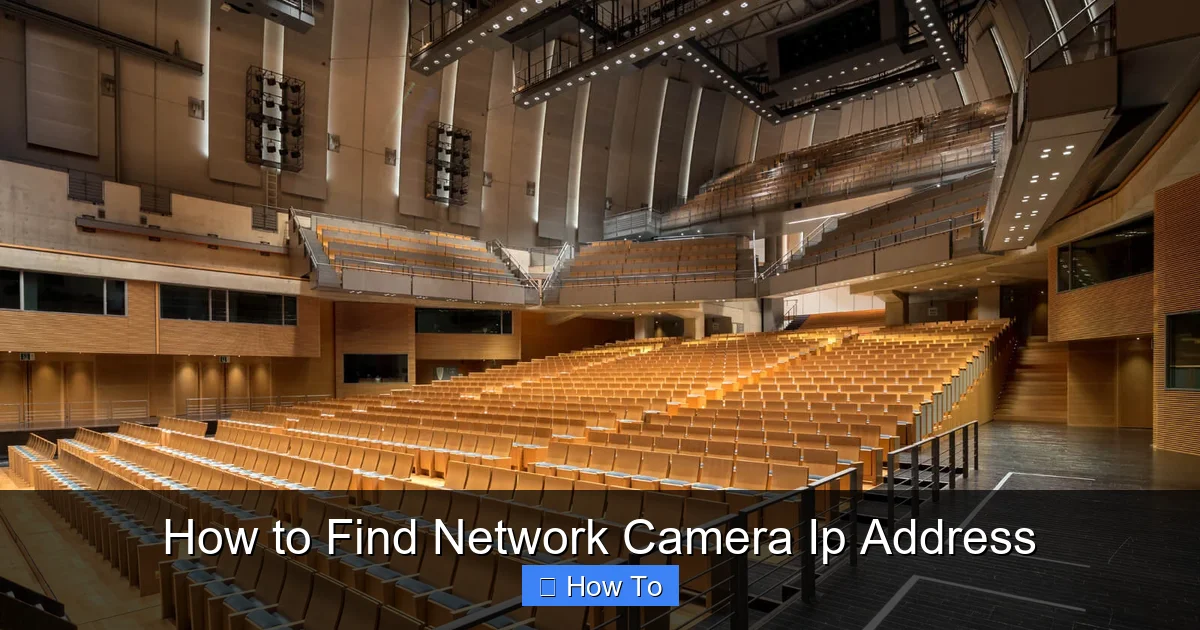 How to Find Network Camera Ip Address