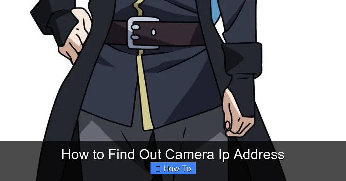 How to Find Out Camera Ip Address