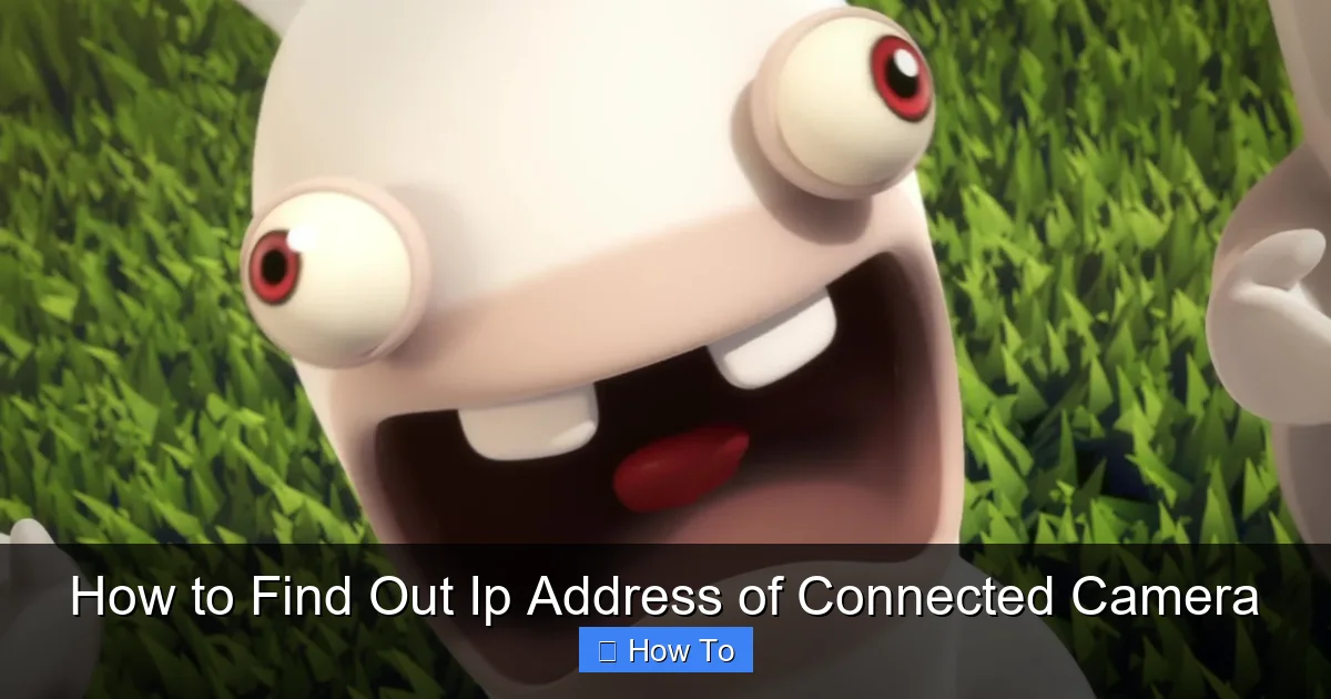How to Find Out Ip Address of Connected Camera