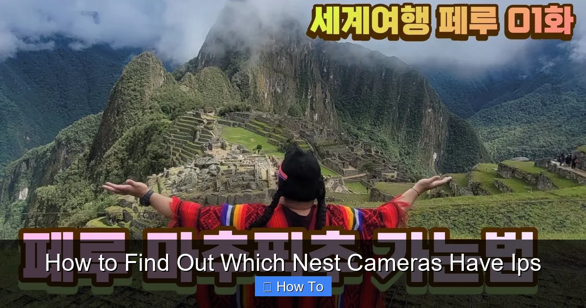 How to Find Out Which Nest Cameras Have Ips