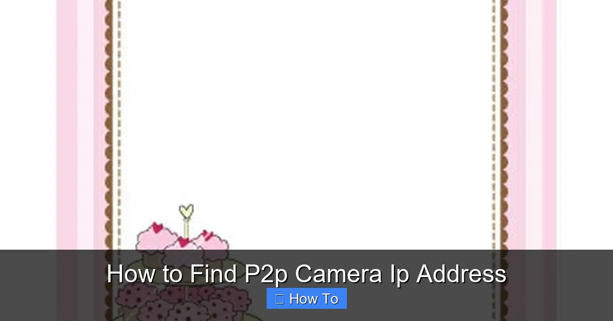 How to Find P2p Camera Ip Address