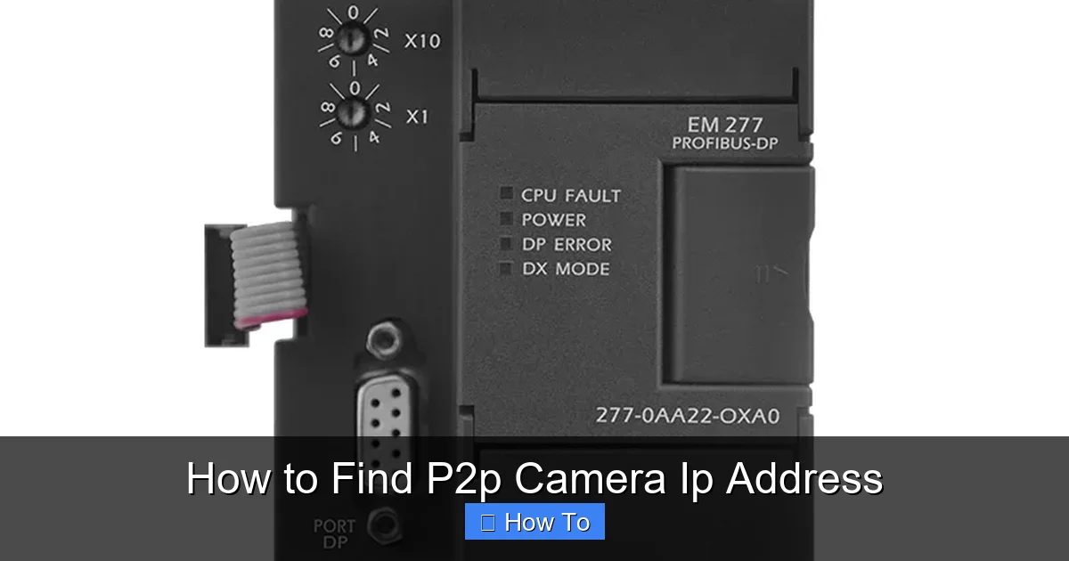 How to Find P2p Camera Ip Address