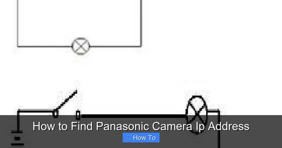 How to Find Panasonic Camera Ip Address