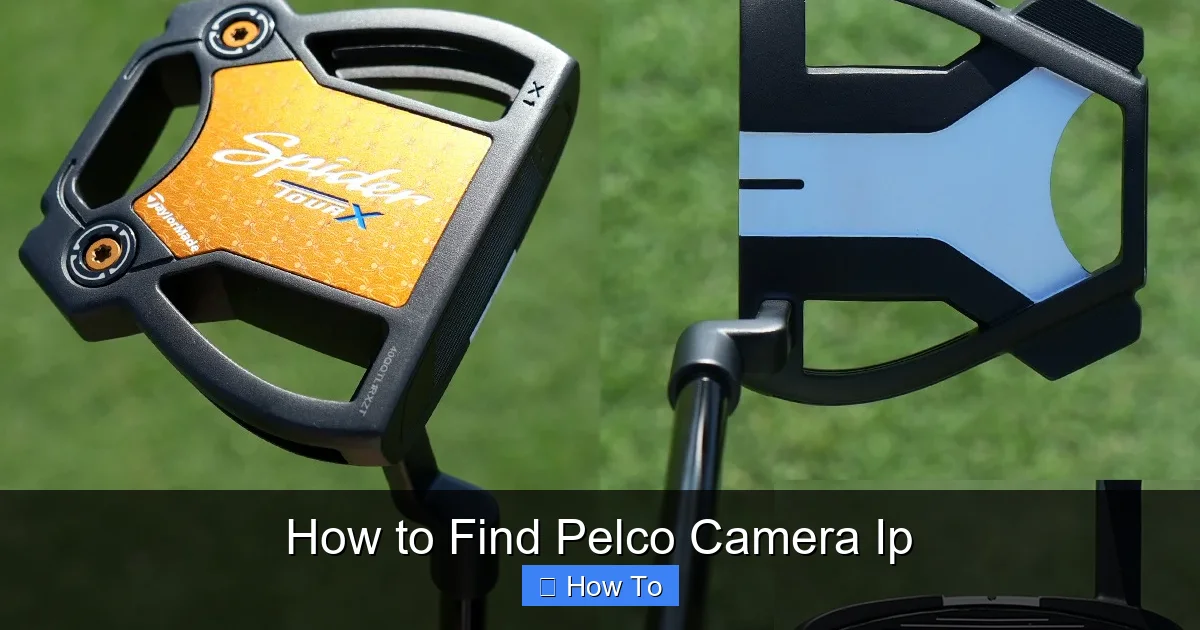 How to Find Pelco Camera Ip