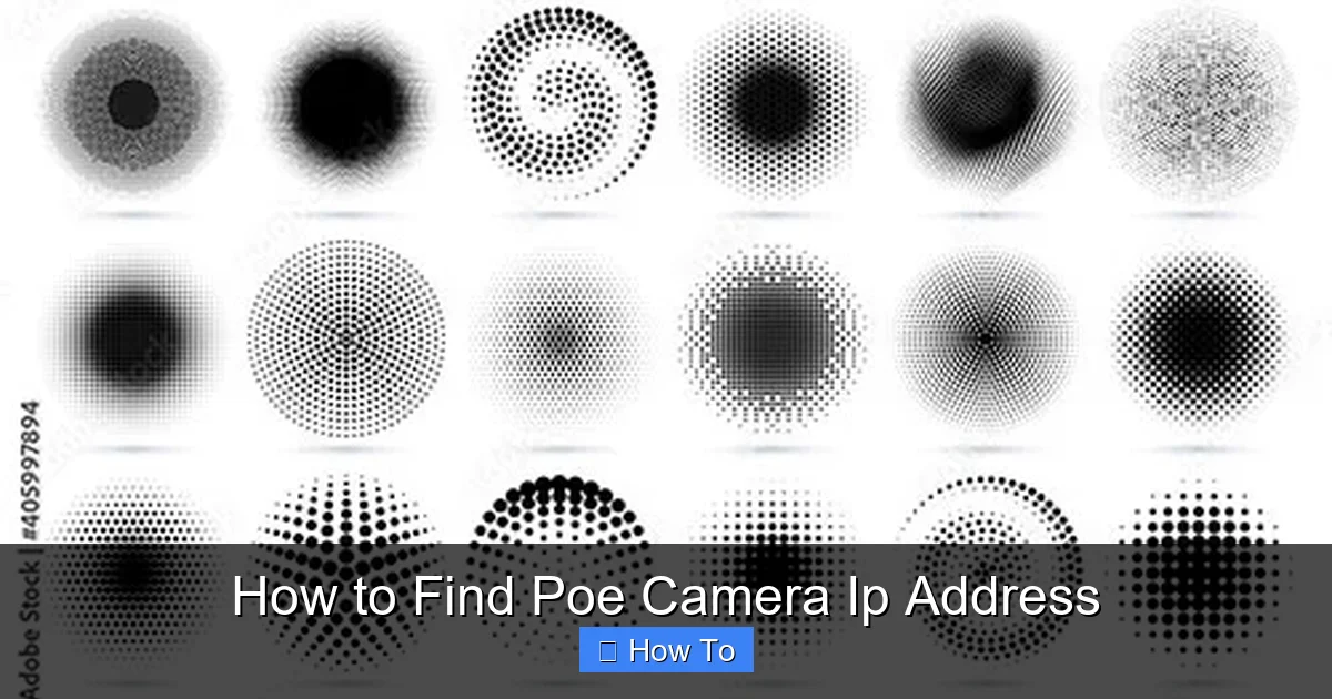 How to Find Poe Camera Ip Address