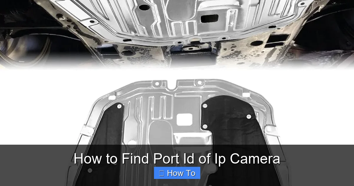 How to Find Port Id of Ip Camera