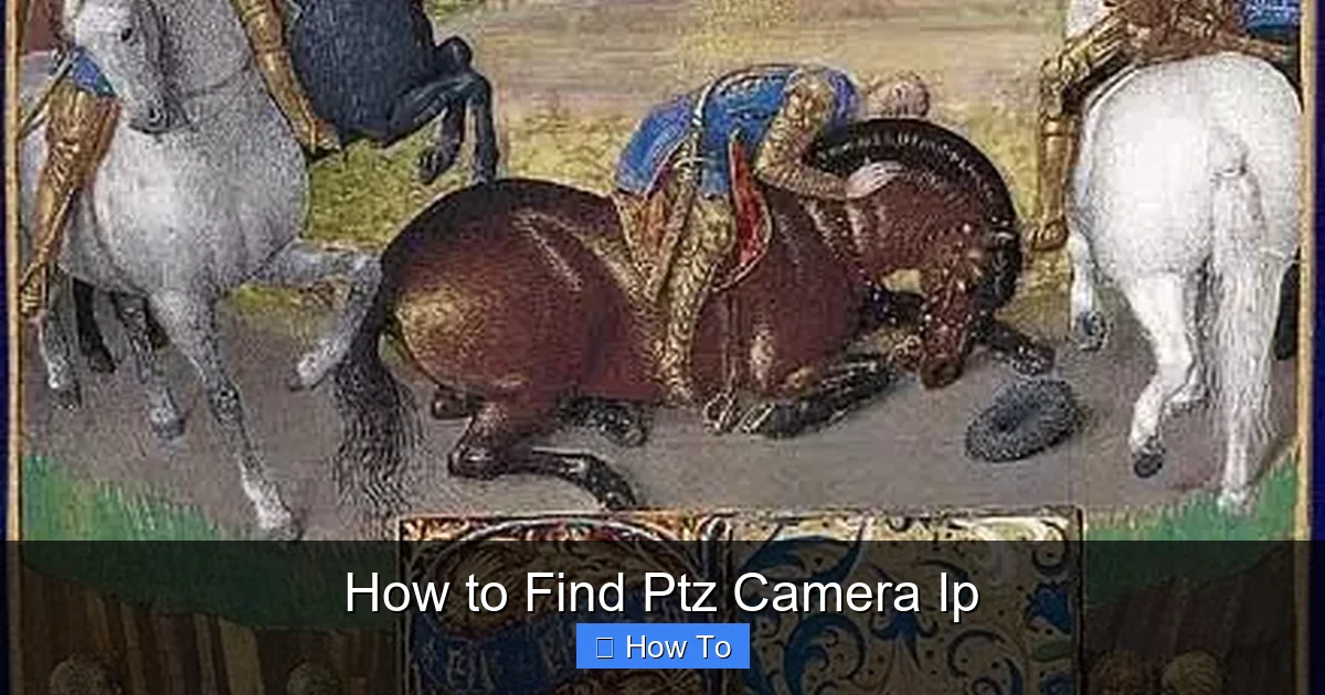 How to Find Ptz Camera Ip