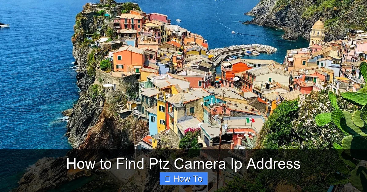 How to Find Ptz Camera Ip Address