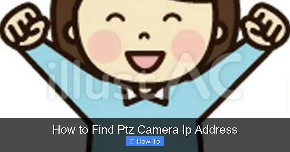 How to Find Ptz Camera Ip Address