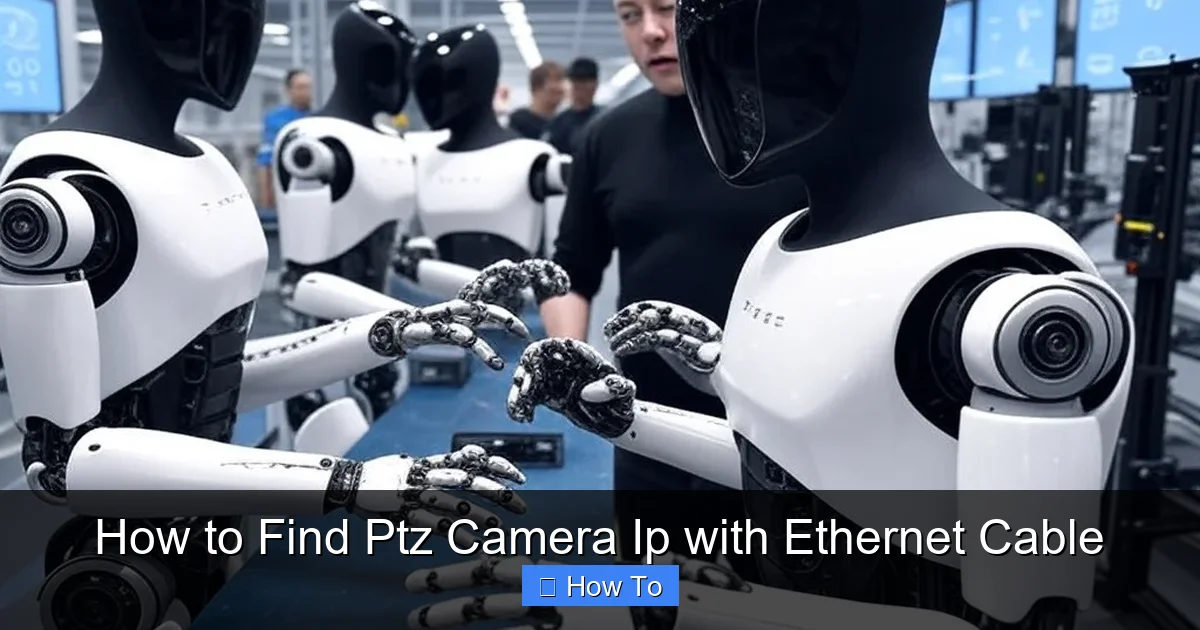 How to Find Ptz Camera Ip with Ethernet Cable