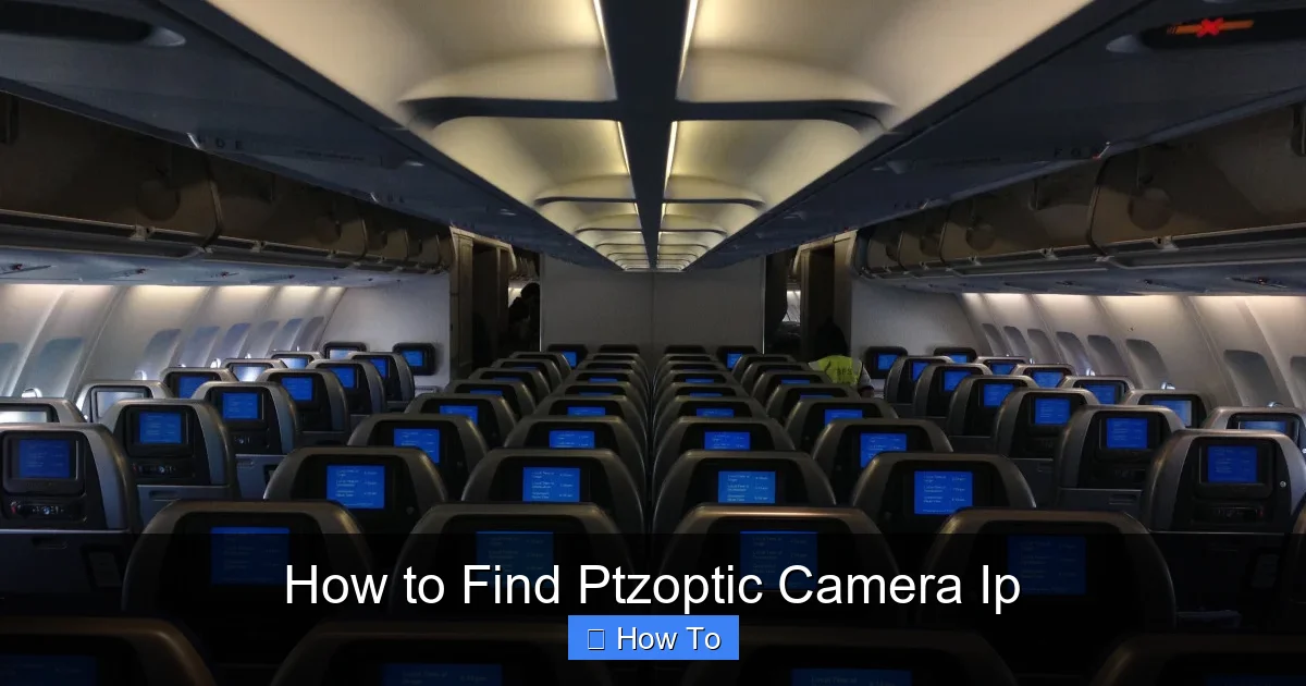 How to Find Ptzoptic Camera Ip