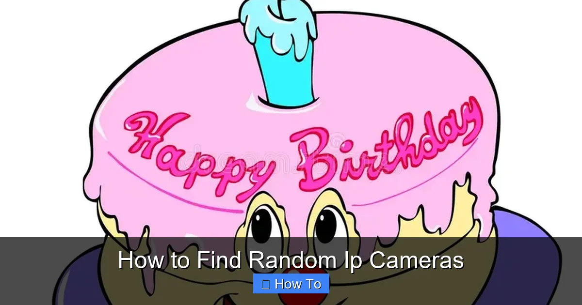 How to Find Random Ip Cameras