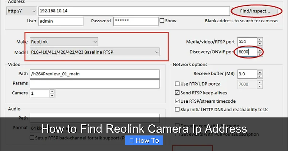 How to Find Reolink Camera Ip Address