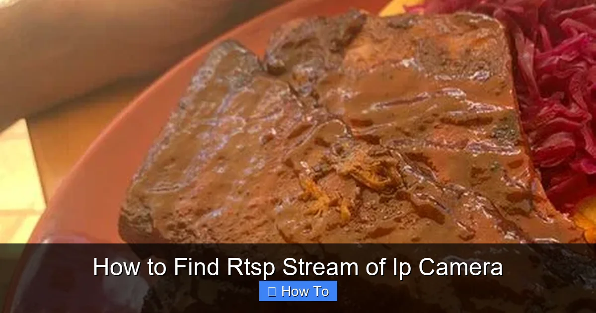 How to Find Rtsp Stream of Ip Camera