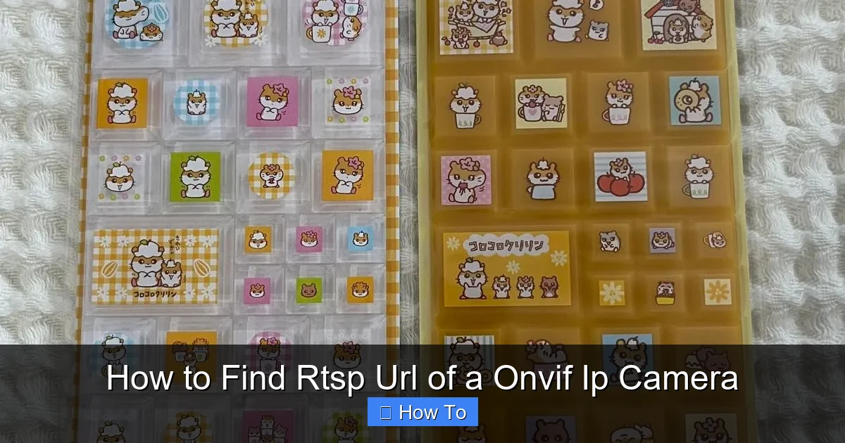 How to Find Rtsp Url of a Onvif Ip Camera