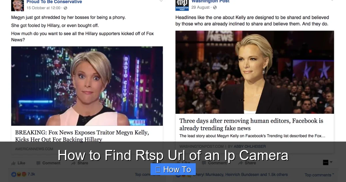 How to Find Rtsp Url of an Ip Camera
