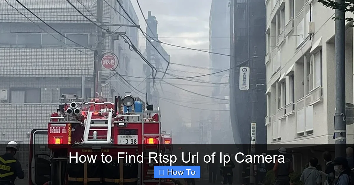How to Find Rtsp Url of Ip Camera