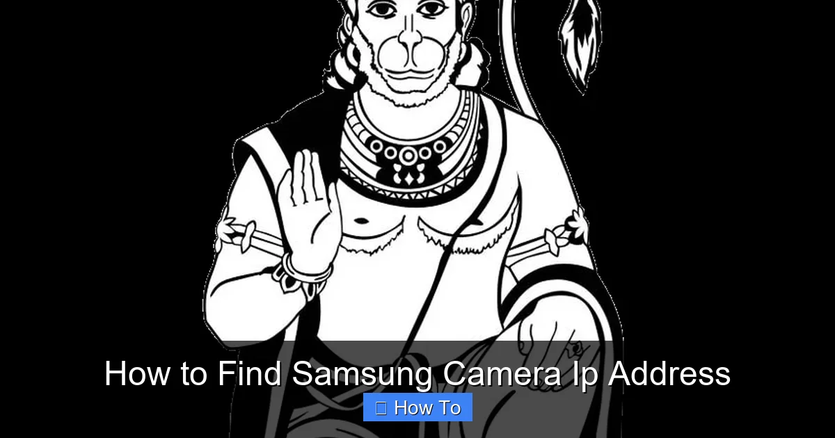 How to Find Samsung Camera Ip Address