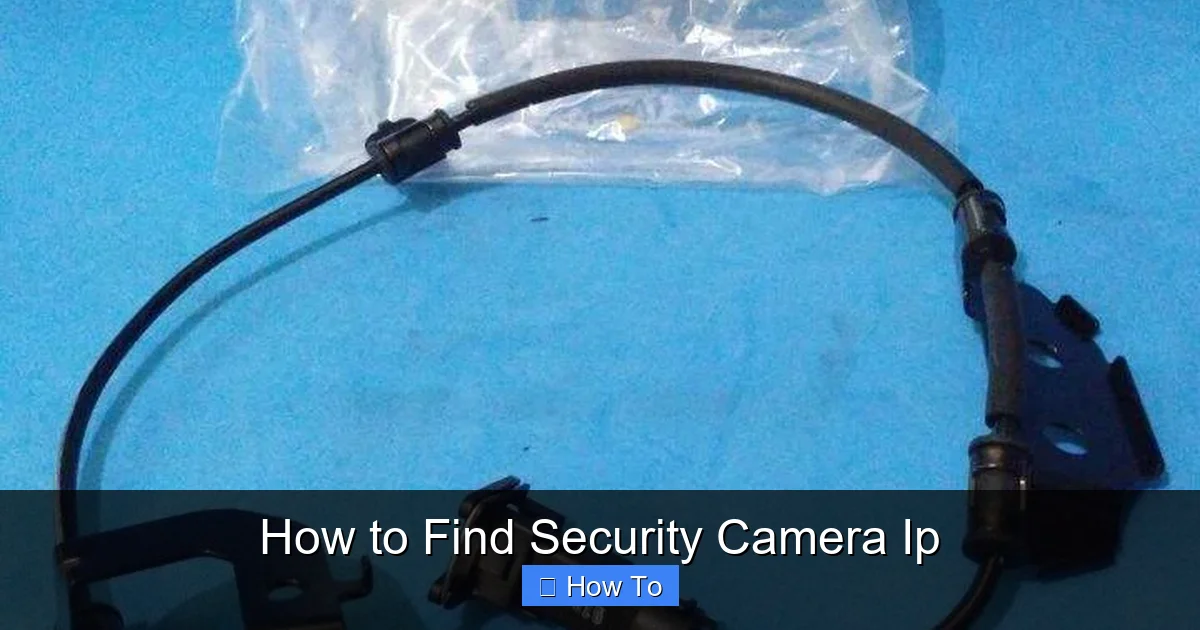 How to Find Security Camera Ip