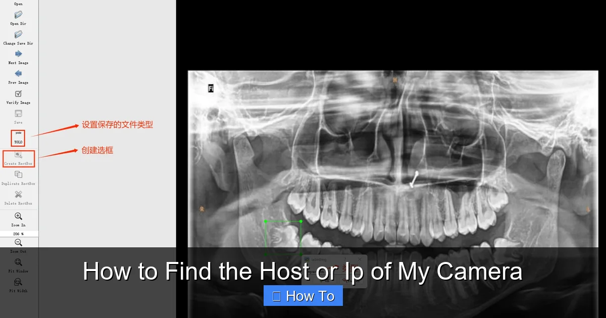 How to Find the Host or Ip of My Camera