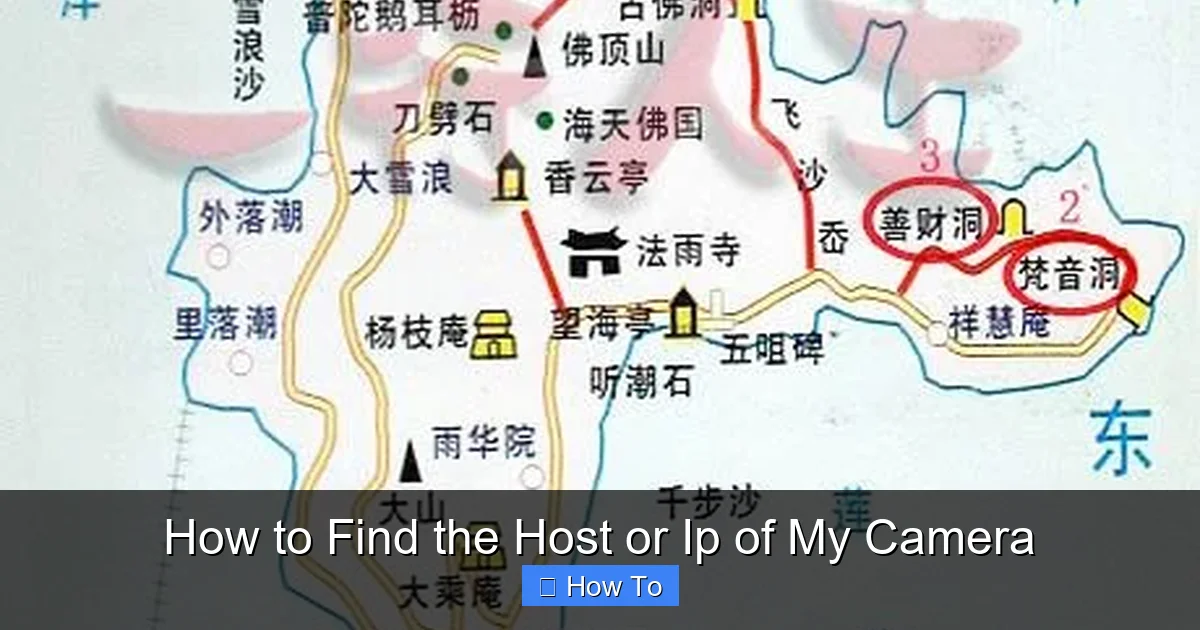 How to Find the Host or Ip of My Camera
