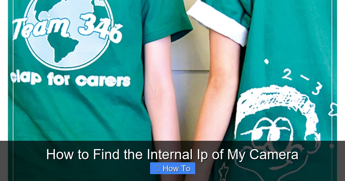 How to Find the Internal Ip of My Camera