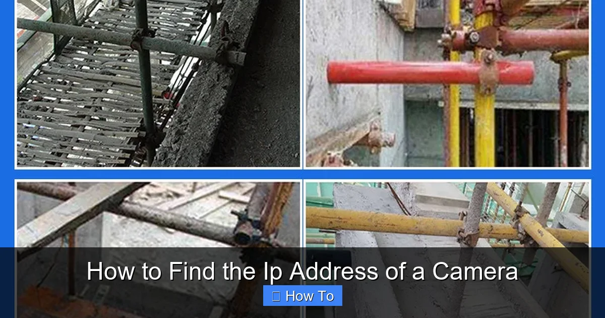 How to Find the Ip Address of a Camera