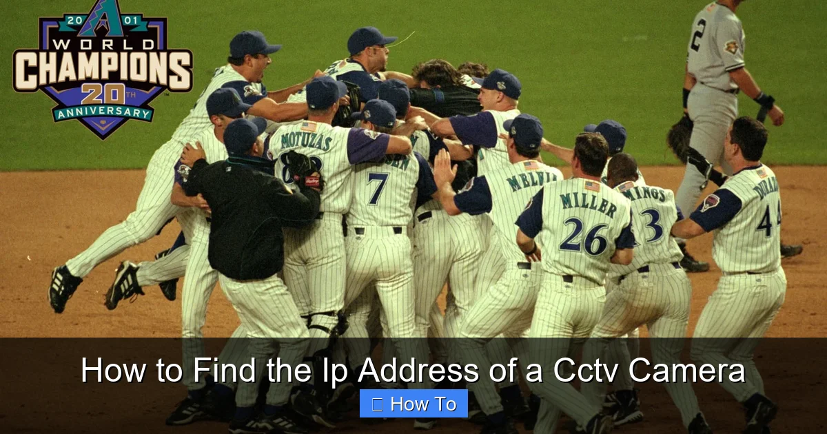 How to Find the Ip Address of a Cctv Camera