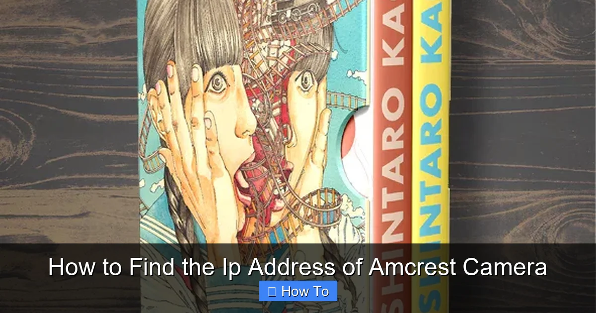 How to Find the Ip Address of Amcrest Camera