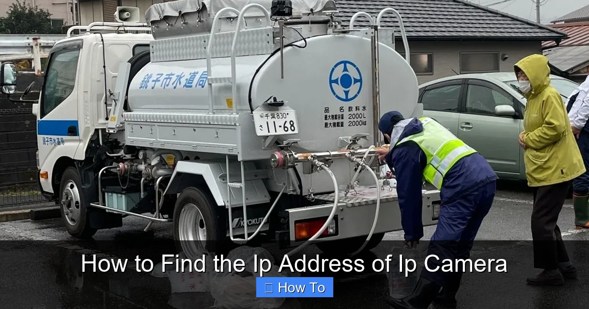 How to Find the Ip Address of Ip Camera