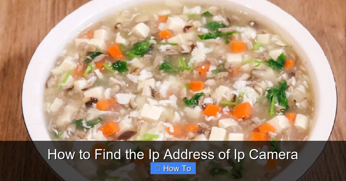 How to Find the Ip Address of Ip Camera