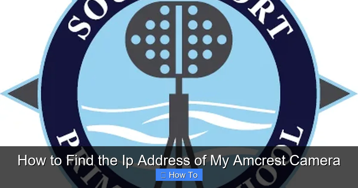 How to Find the Ip Address of My Amcrest Camera