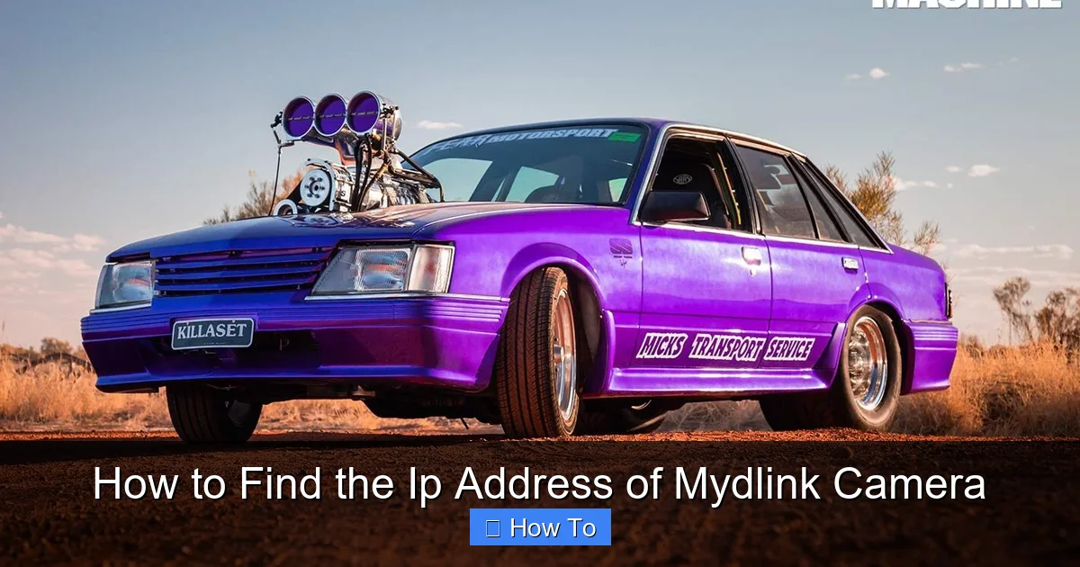 How to Find the Ip Address of Mydlink Camera