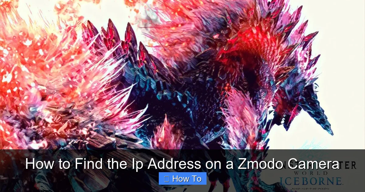 How to Find the Ip Address on a Zmodo Camera