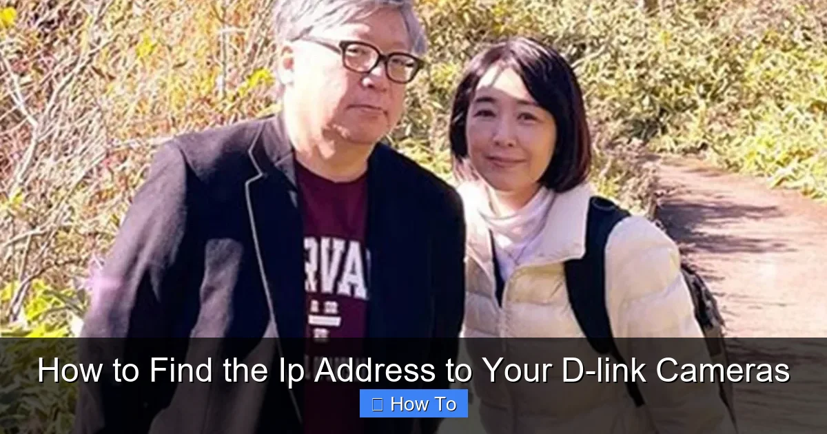 How to Find the Ip Address to Your D-link Cameras