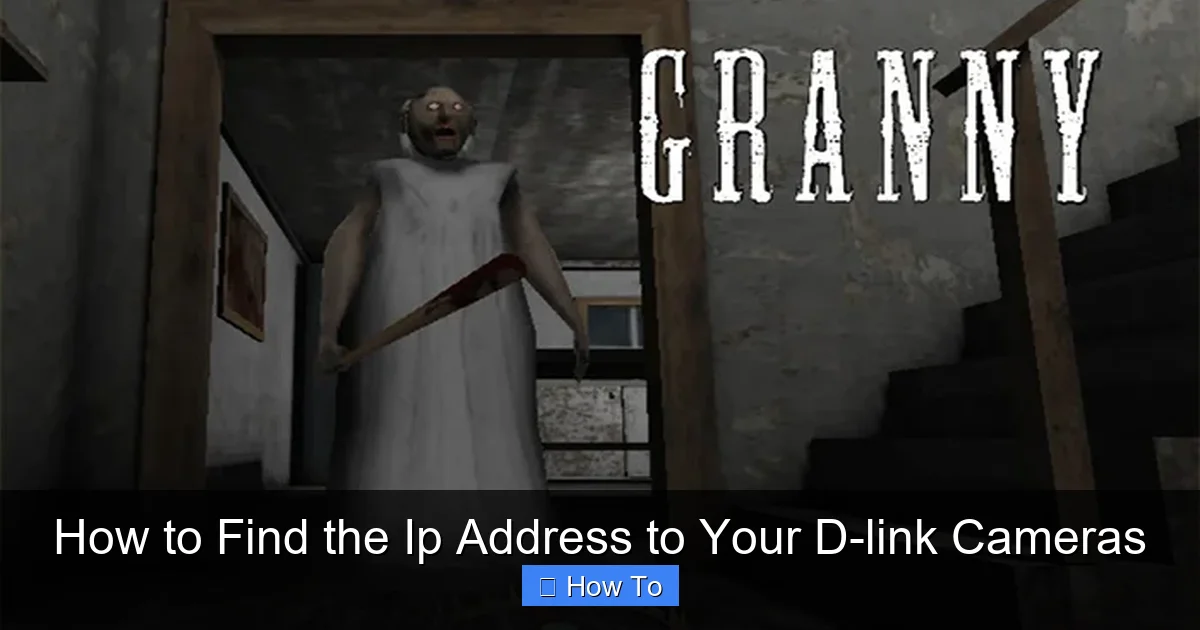 How to Find the Ip Address to Your D-link Cameras