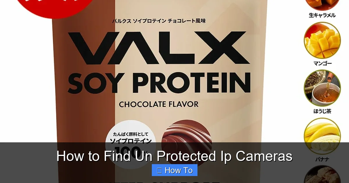 How to Find Un Protected Ip Cameras