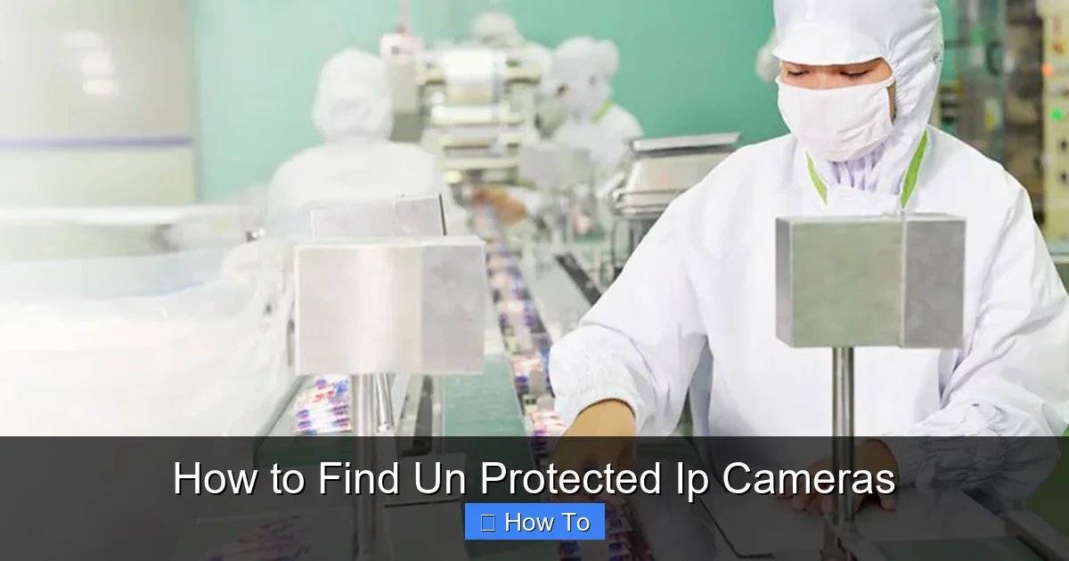 How to Find Un Protected Ip Cameras