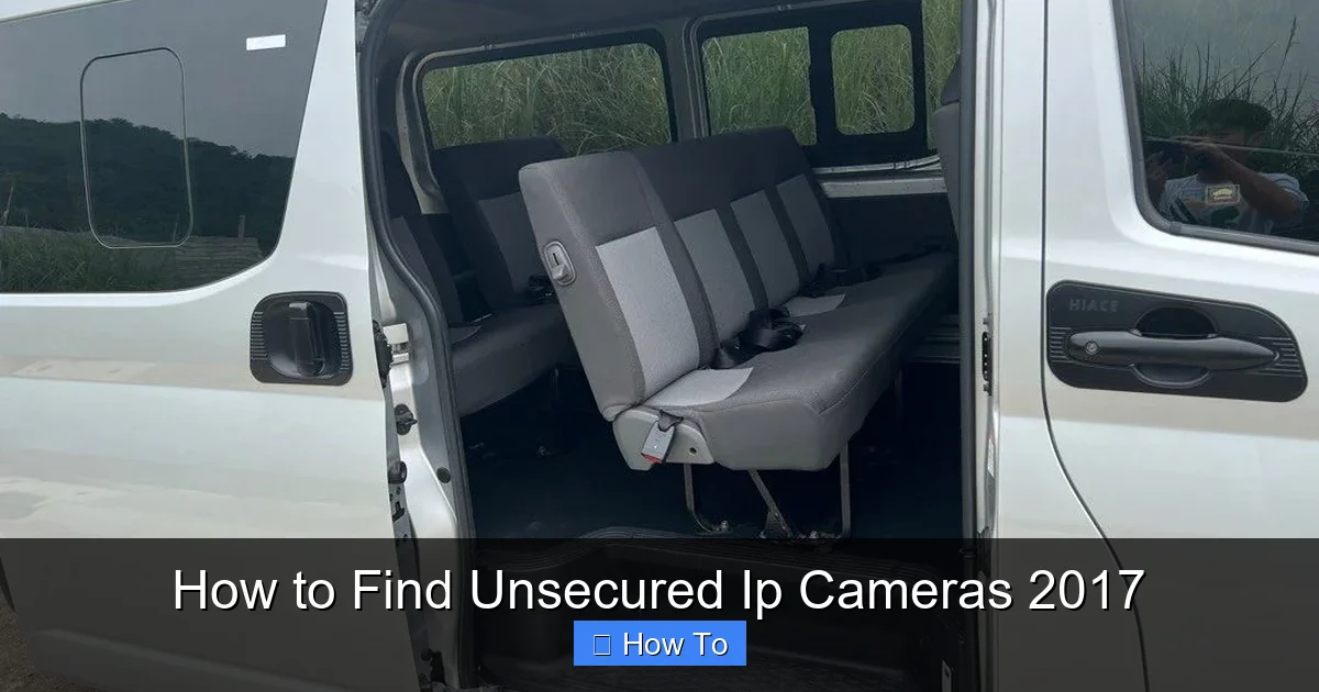 How to Find Unsecured Ip Cameras 2017