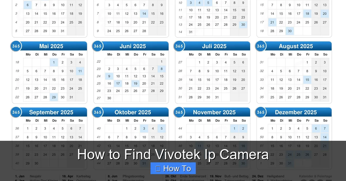 How to Find Vivotek Ip Camera