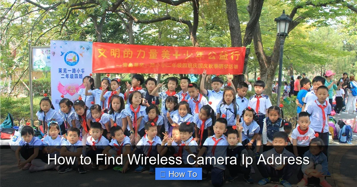 How to Find Wireless Camera Ip Address